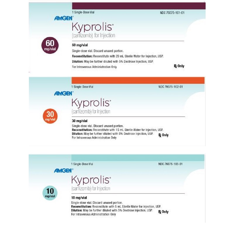 卡非佐米，凯洛斯，注射用卡非佐米，卡菲佐米，Carfilzomib，Kyprolis