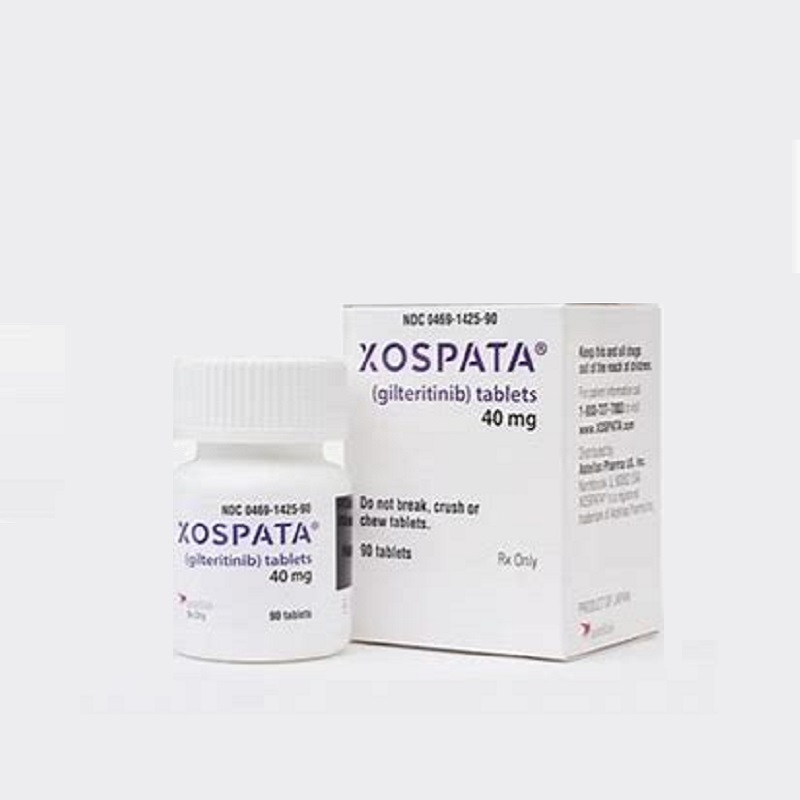 吉瑞替尼，适加坦，富马酸吉瑞替尼片，吉列替尼，Gilteritinib，Xospata