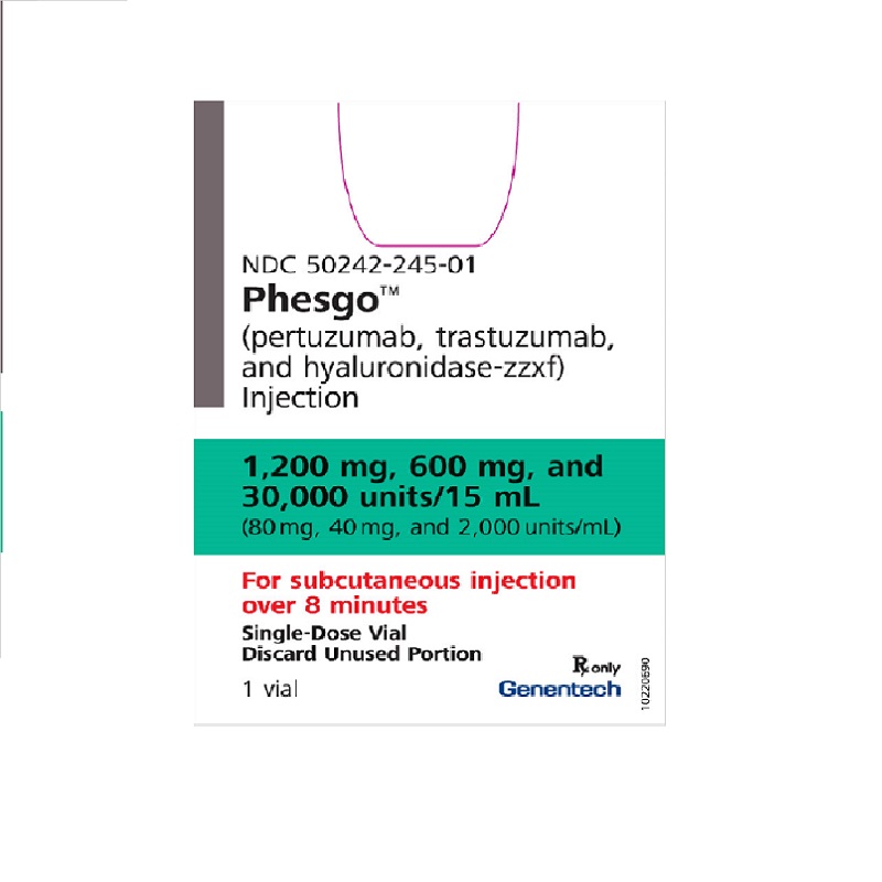 帕妥珠单抗/曲妥珠单抗/透明质酸酶，Phesgo ，帕妥珠单抗/曲妥珠单抗/透明质酸酶皮下注射液，pertuzumab, trastuzumab, and hyaluronidase-zzxf，Phesgo 