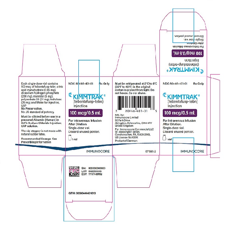 替本福司，Kimmtrak，替本福司注射液，tebentafusp-tebn，Kimmtrak
