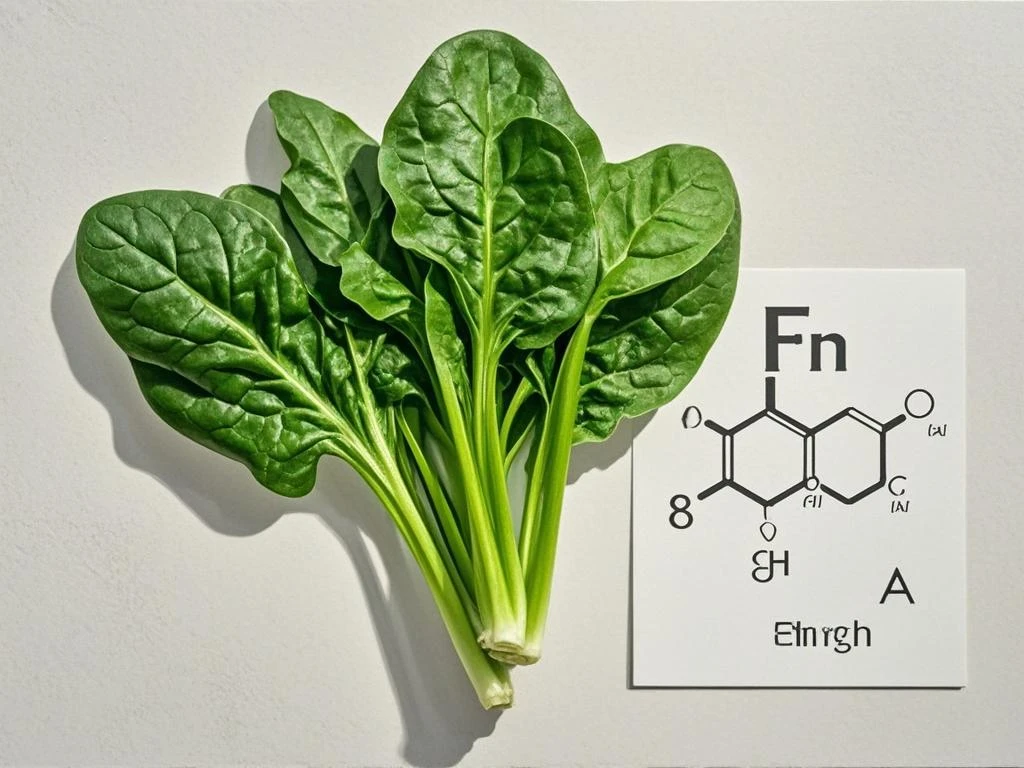 为何菠菜富含铁元素