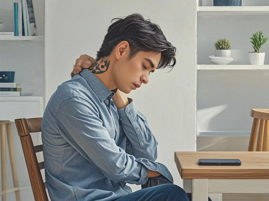 长期低头看手机颈椎疼该怎么舒缓