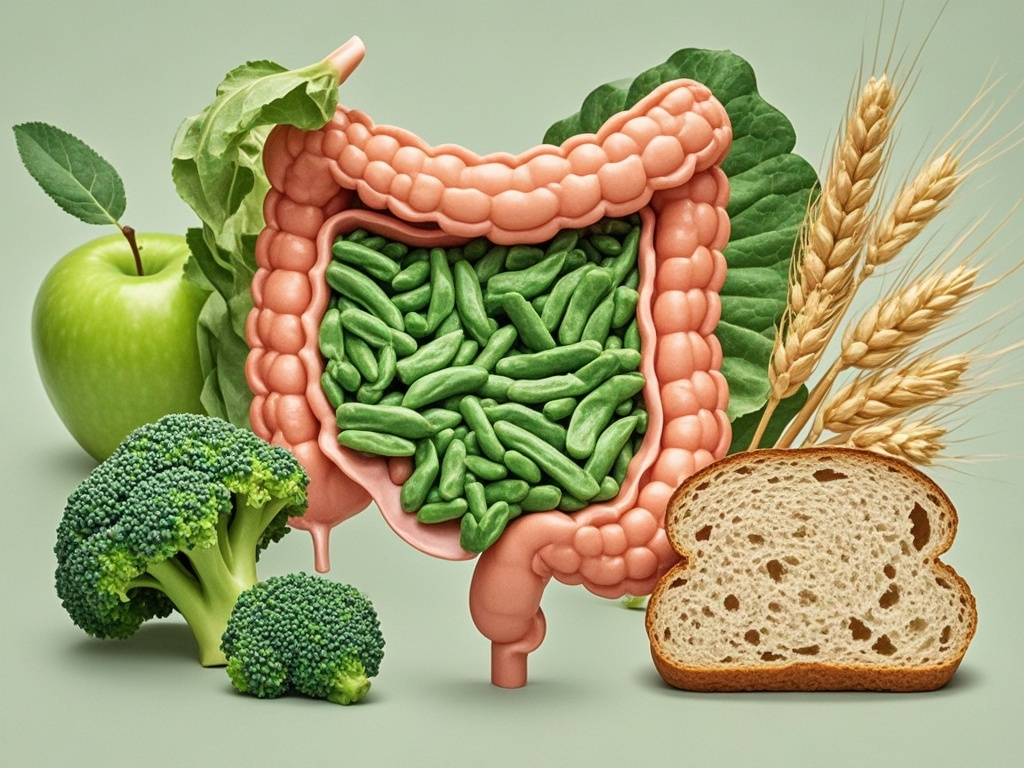 食物中的纤维素对肠道功能有什么作用
