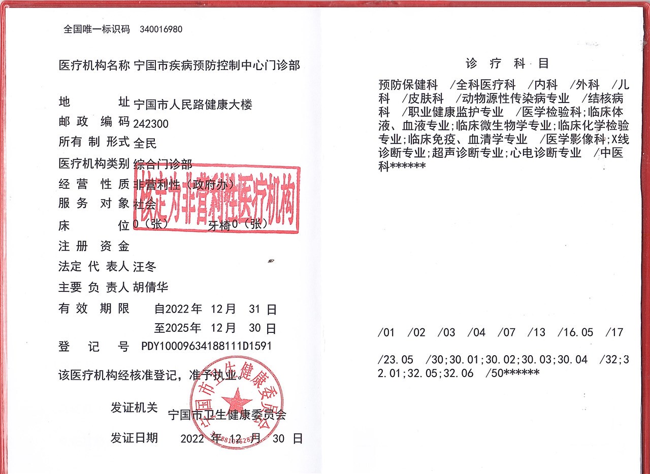 医疗机构执业许可证是什么样子