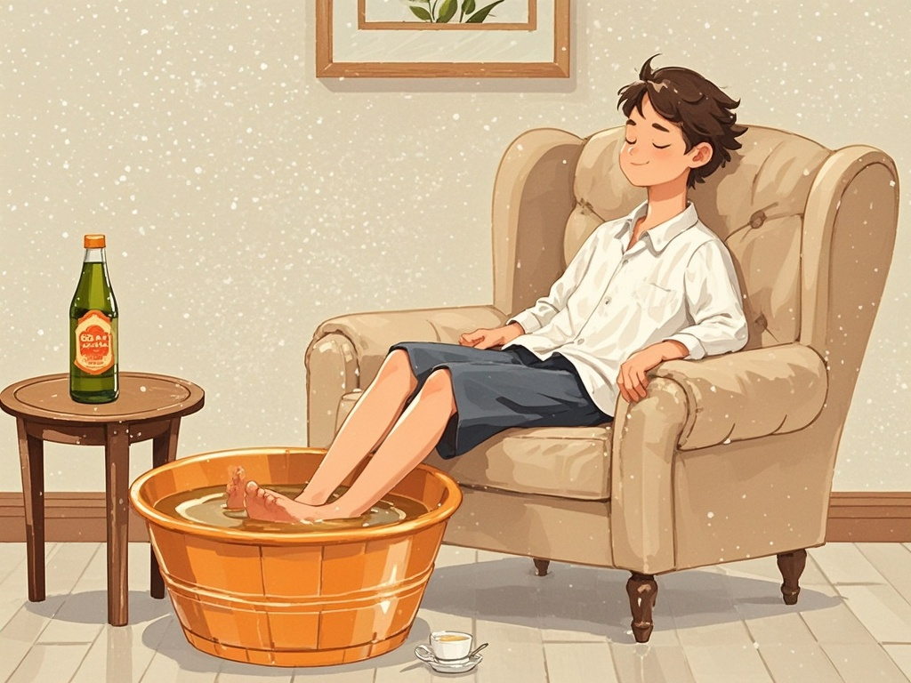 用醋泡脚有助于改善睡眠