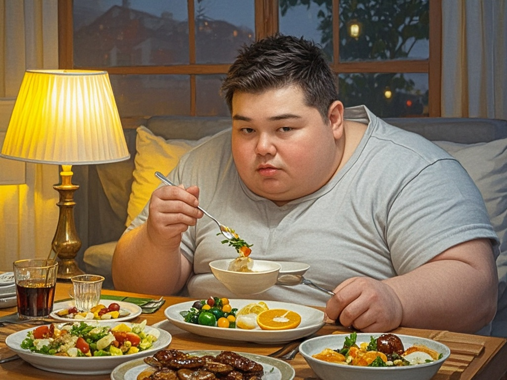晚上睡觉前两小时内进食容易导致肥胖
