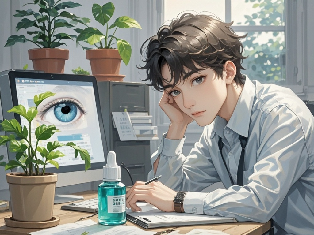 长期伏案工作者怎样进行有效护眼