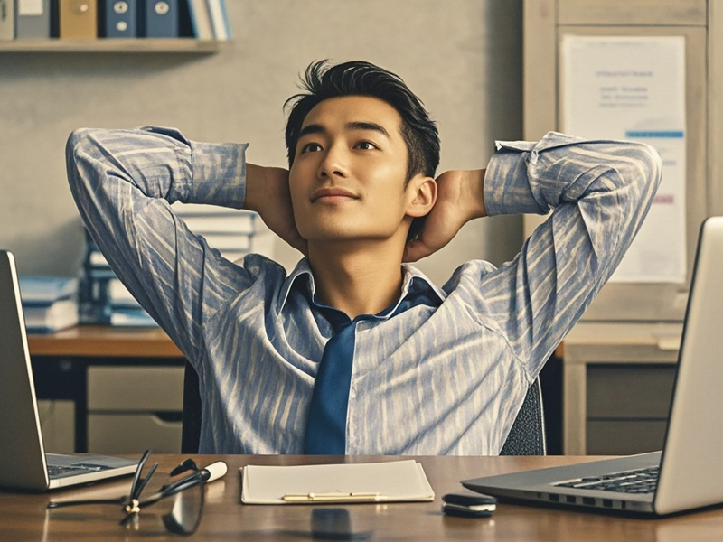 长时间伏案工作后怎样进行有效颈部放松