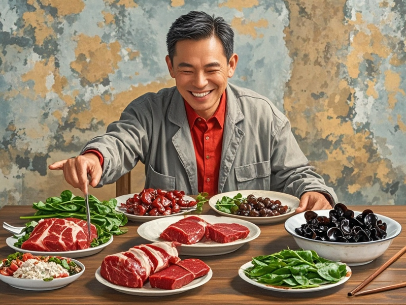 贫血的时候多吃含铁丰富食物可补血