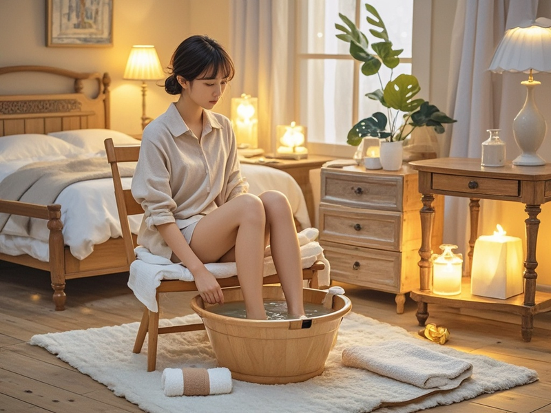 晚上睡觉前泡脚可提高夜间睡眠质量