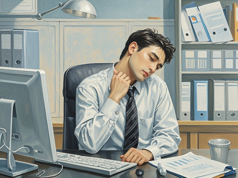 长期伏案工作者怎样快速减轻颈部疲劳