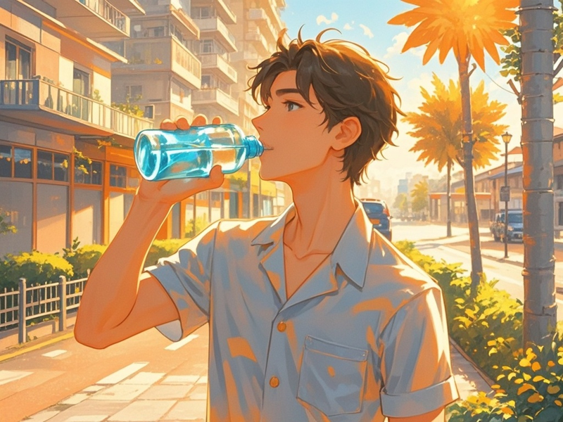 夏季高温天气下应该怎么合理饮水