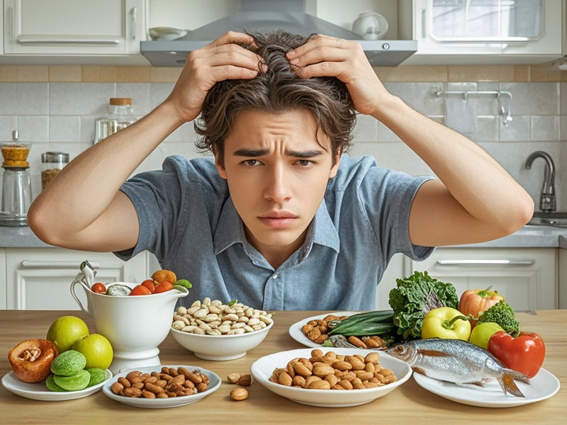 经常掉头发应该怎么从食物中获取营养