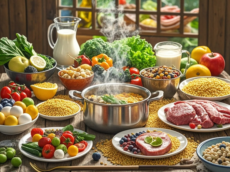 食物多样化才能保证全面摄入营养素