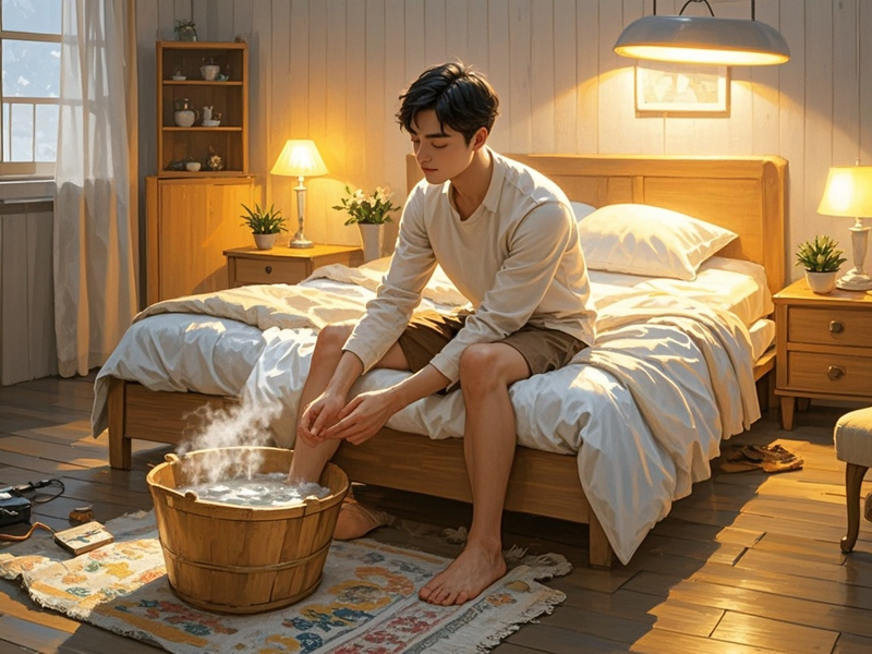 失眠的时候可以尝试泡热水脚助眠