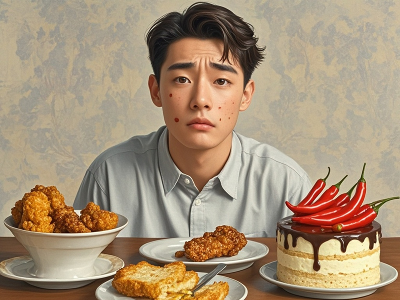 为了减少痘痘应该少吃哪些食物