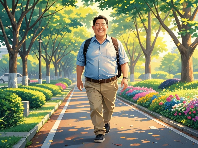 走路上下班可有效减轻体重