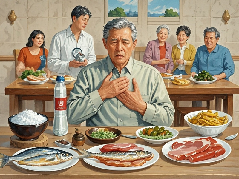 高盐食物摄入过多为何容易引发高血压