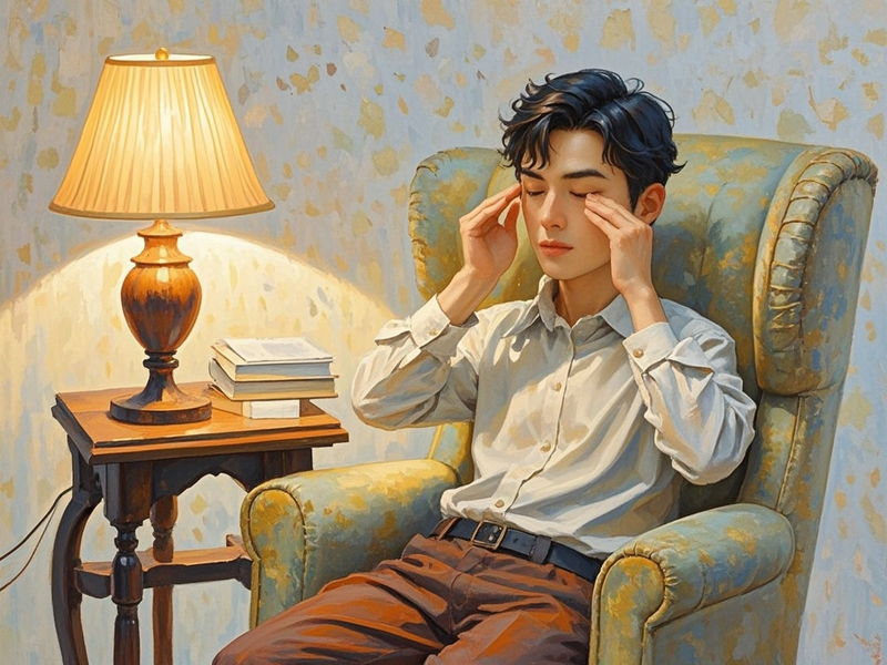 怎么用按摩舒缓眼部疲劳