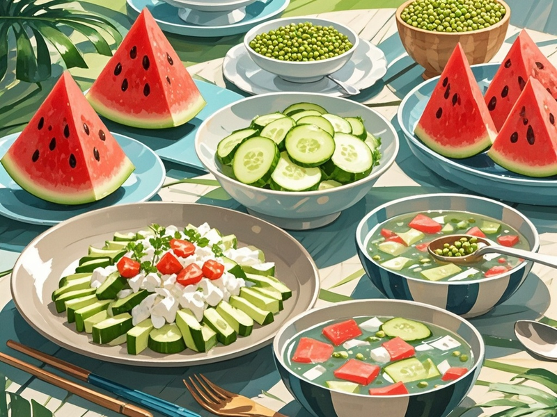 在炎热夏季哪些食物可以有效消暑