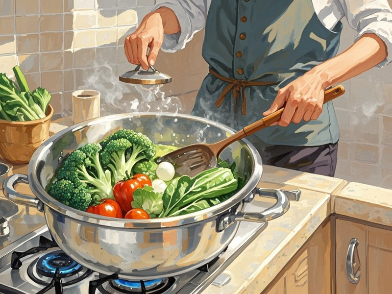 蔬菜焯水再炒有助于保留更多维生素 蔬菜焯水再炒有助于保留更多维生素