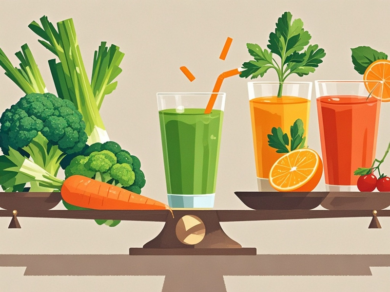蔬菜榨汁喝是否不如直接食用营养价值高