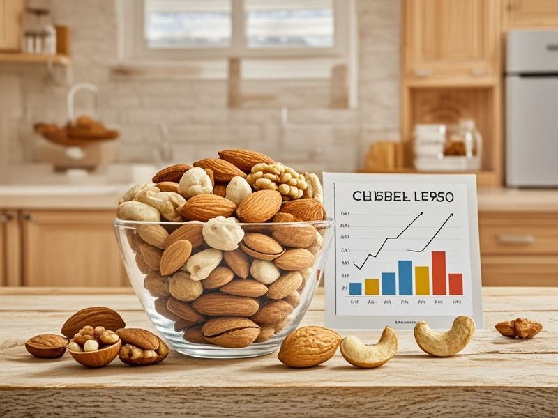 摄入适量坚果可有效降低胆固醇