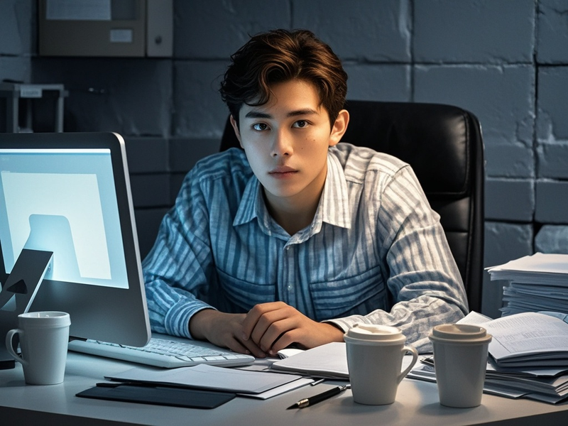 经常熬夜容易长痘痘