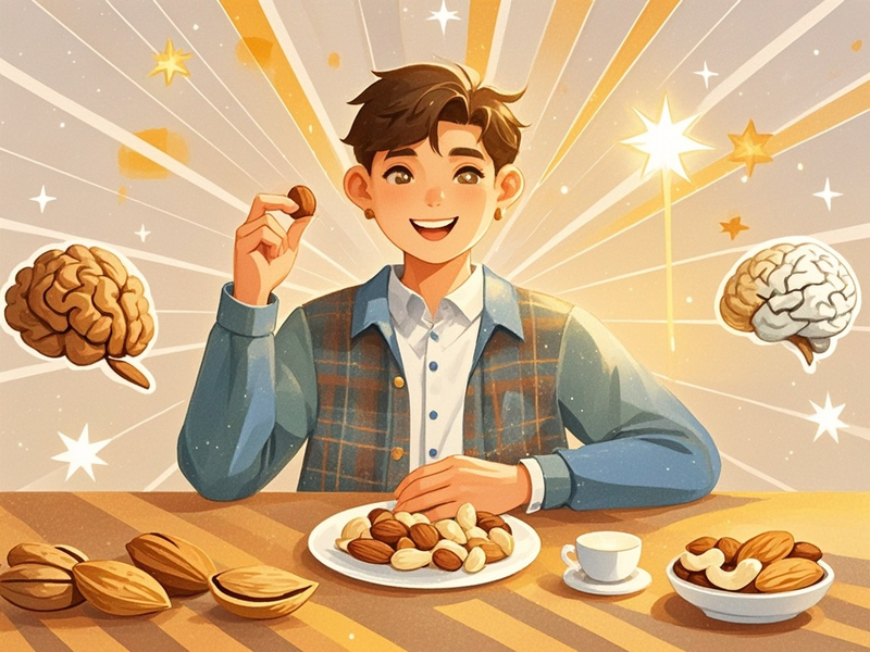 每日摄入坚果有助于提升大脑功能