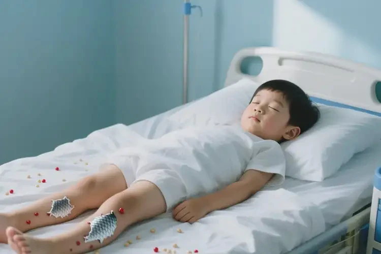 兒童小腿偶爾長(zhǎng)濕疹能徹底自愈嗎(圖2)