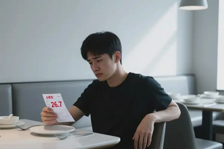 年轻人晚餐血糖26(图1)