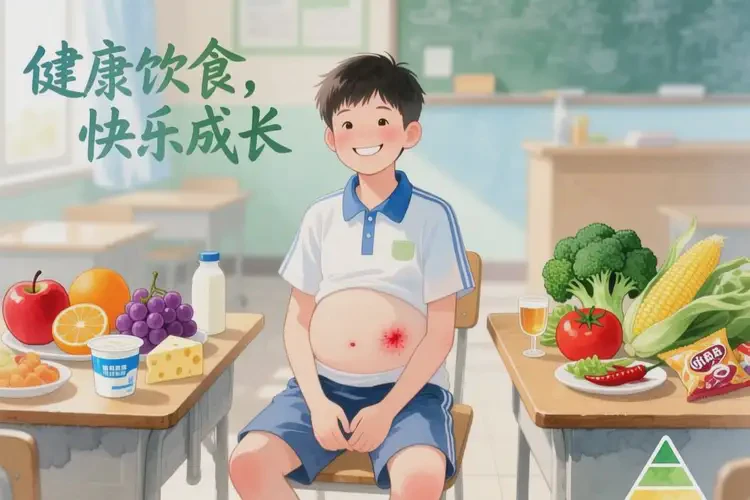 中学生肚子上偶尔起湿疹有什么要注意忌嘴(图3)