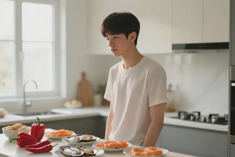 男生面部偶爾長濕疹后不能吃哪些食物(圖4)