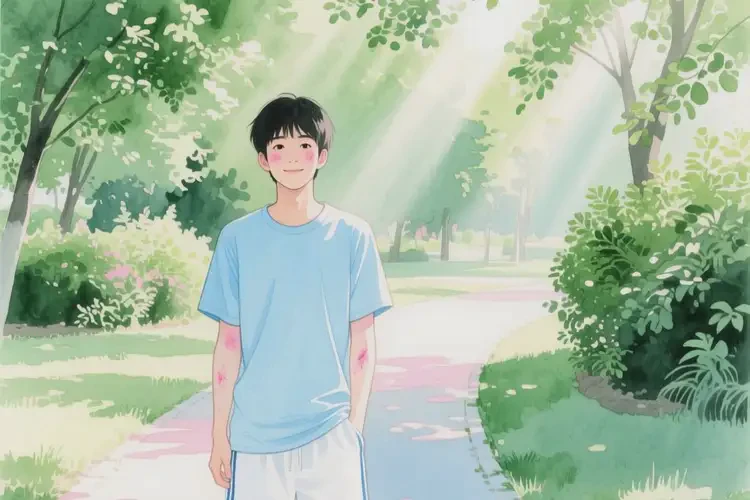 男生面部偶爾長濕疹后不能吃哪些食物(圖2)