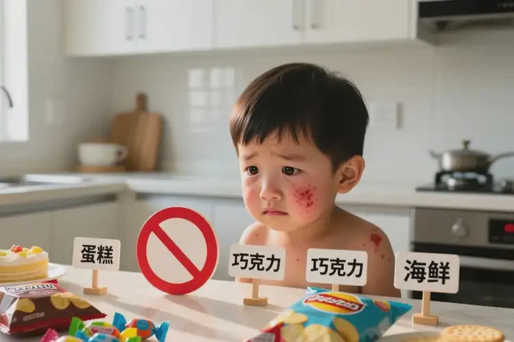 小兒面部長濕疹日常應避免吃什么(圖3)