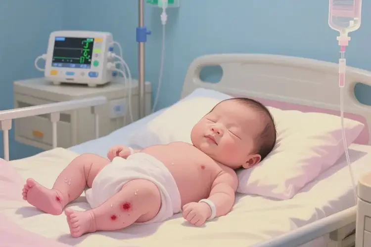 新生儿小腿偶尔长湿疹需要严格避免哪些食物(图3)