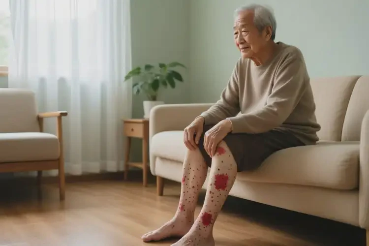 老年人腳上出濕疹能自愈嗎(圖4)