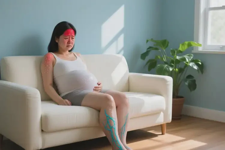 怀孕15周高温下手脚肿胀有什么危害(图3)