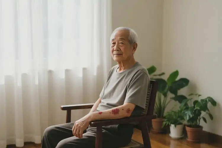 老年人手臂上出現(xiàn)濕疹可不可以自愈(圖3)