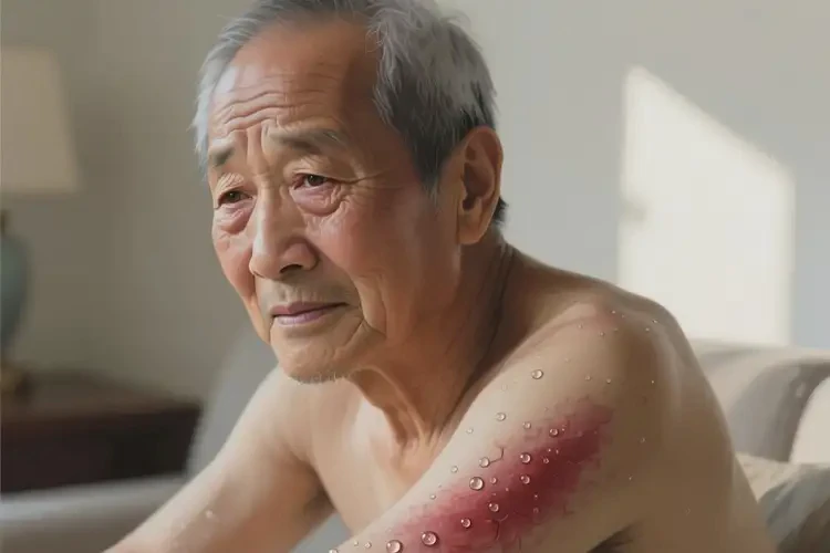 老年人手臂上出現(xiàn)濕疹可不可以自愈(圖2)