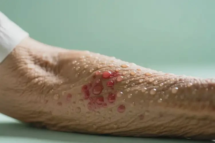 老年人手臂上出現(xiàn)濕疹可不可以自愈(圖4)