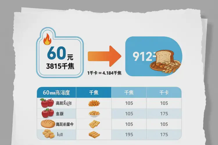 60克3815千焦等于多少卡路里(图3)