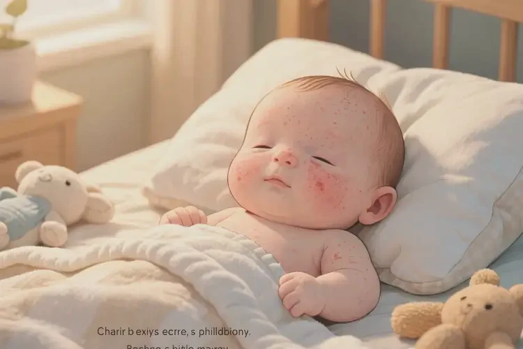 嬰兒全身偶爾起濕疹能自愈嗎(圖3)