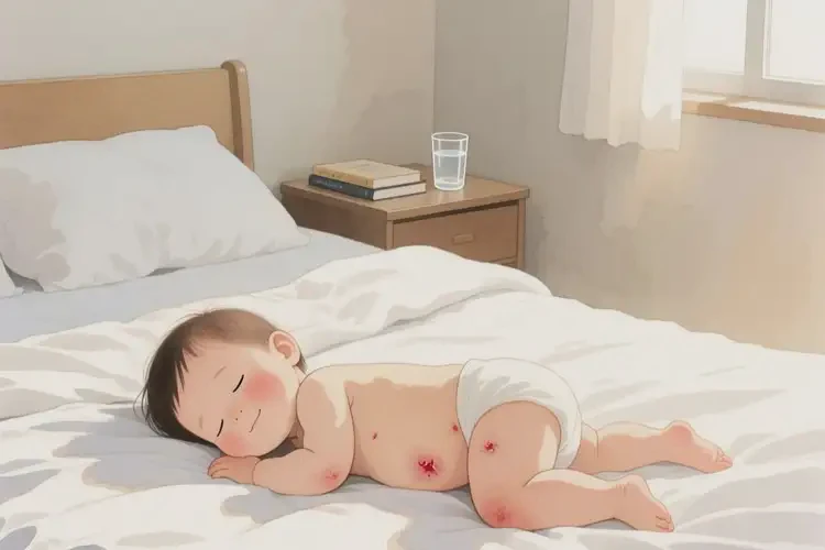 小孩肚子上出湿疹会自己好吗(图3)