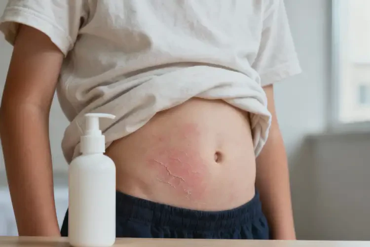 青少年肚子上長濕疹可不可以自愈(圖3)