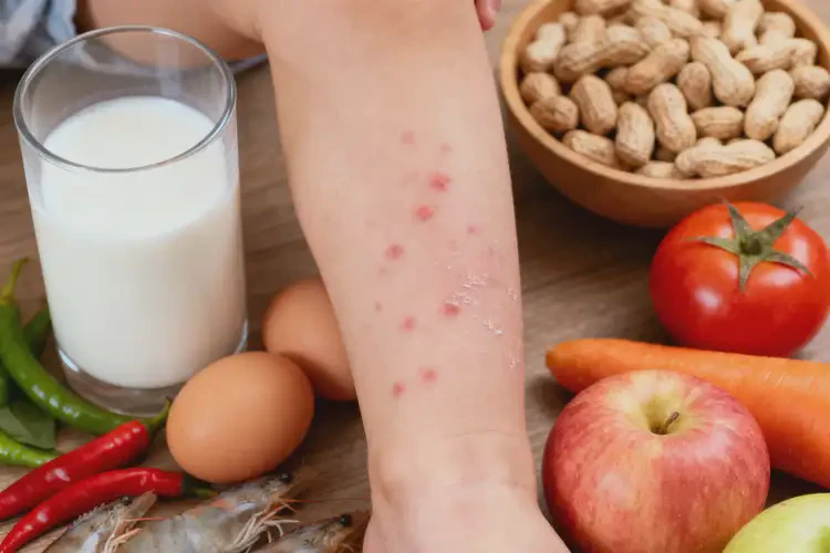 孩子小腿上偶爾長(zhǎng)濕疹哪些東西吃了會(huì)不好(圖2)