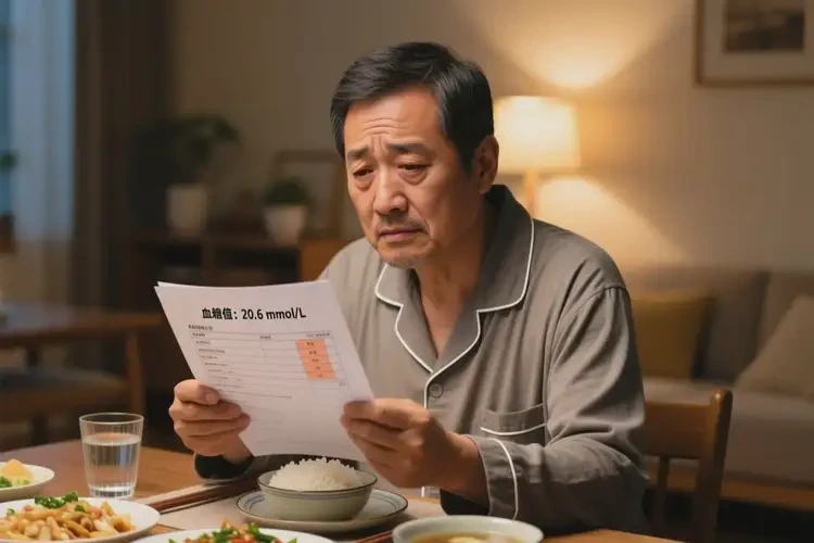 中年人晚餐血糖20點6是怎么回事(圖4)