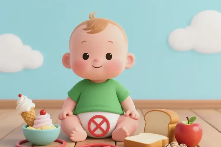 寶寶屁股容易長濕疹日常應避免吃什么(圖4)