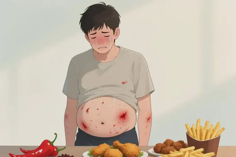 男生肚子出濕疹什么不適合現(xiàn)在吃(圖3)