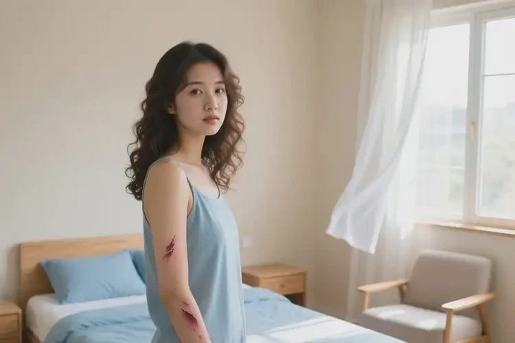 女生手臂長濕疹能夠徹底治愈嗎(圖3)